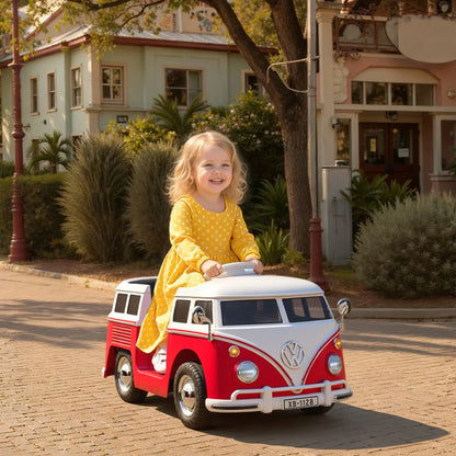 12V Kids Ride On Car, Dual Motor Soft Start, 3-7 Years, Red Electric Toy Cars at Gallery Canada