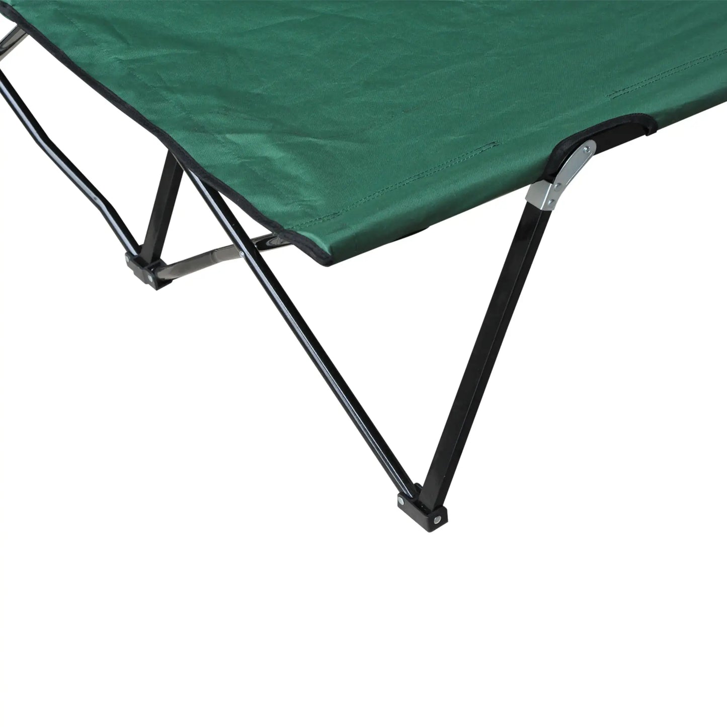76" Two Person Folding Camping Cot, Portable Military Bed, Green Camping Cots at Gallery Canada