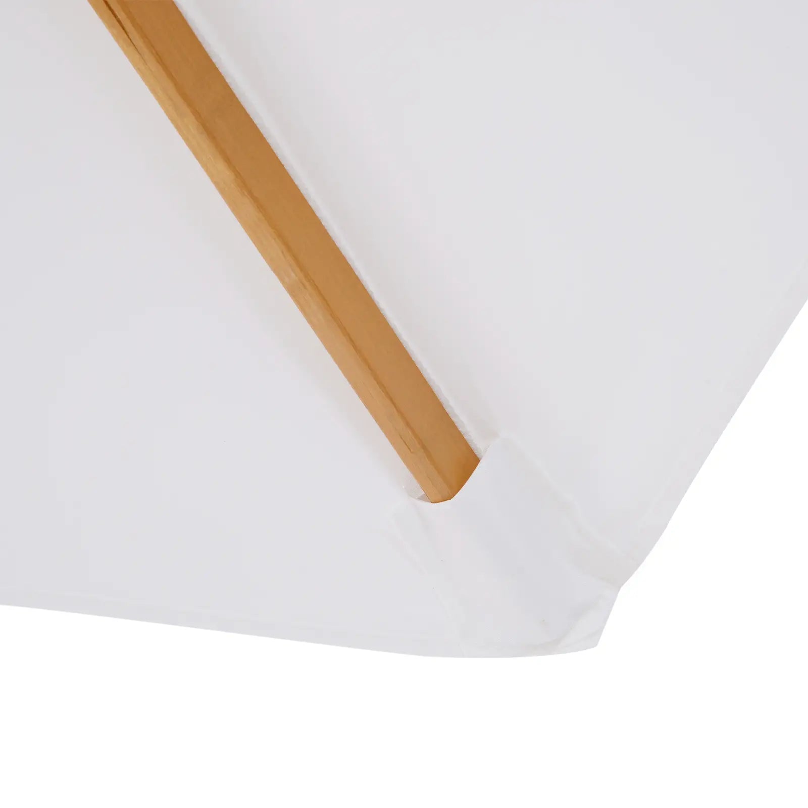 9' x 8' H Patio Umbrella, Hardwood Frame, Wind Vent, White Sun Umbrellas at Gallery Canada