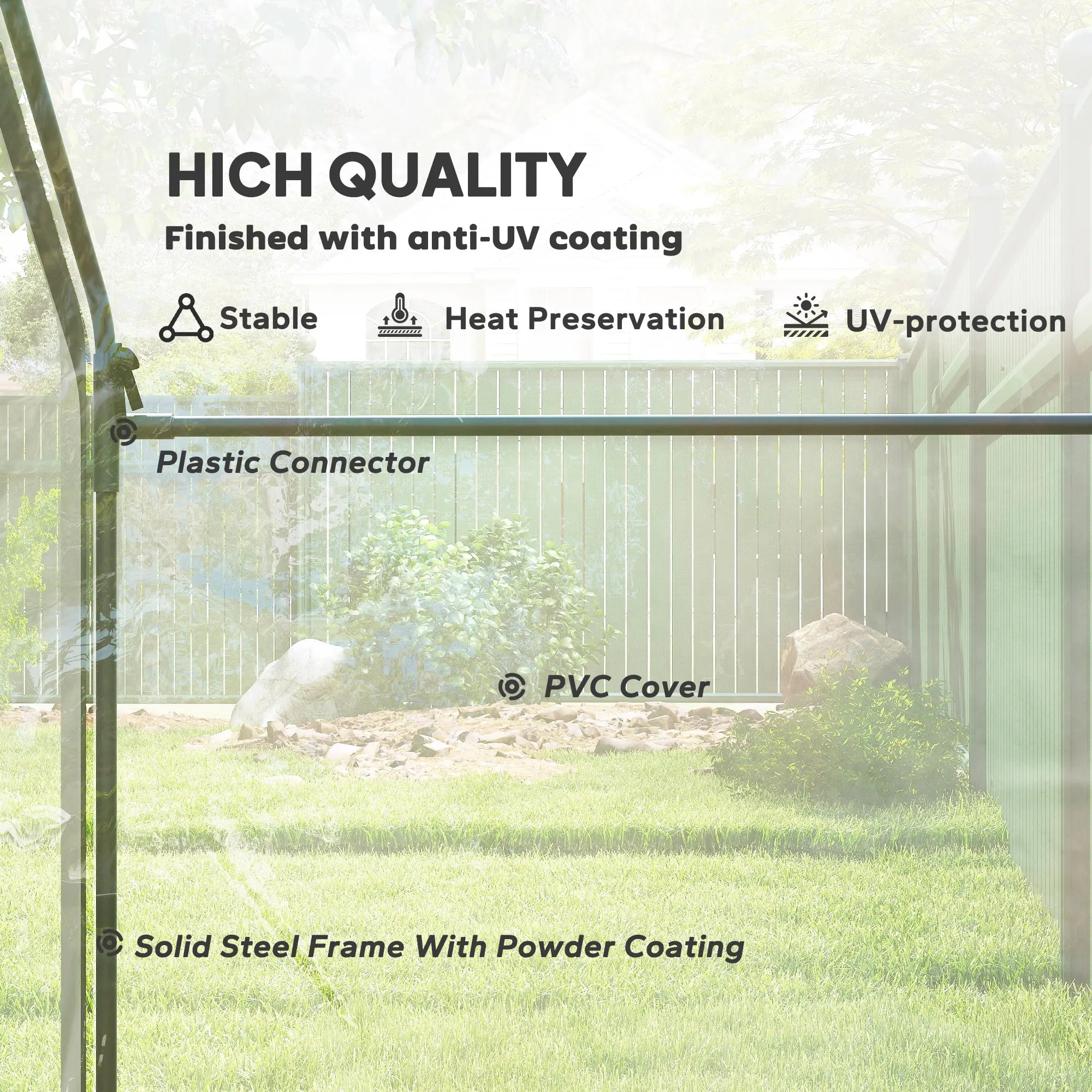 6'x3.3'x5.5' Walk-in Greenhouse, Portable Mini for Plants, Clear Cover Mini Greenhouses at Gallery Canada