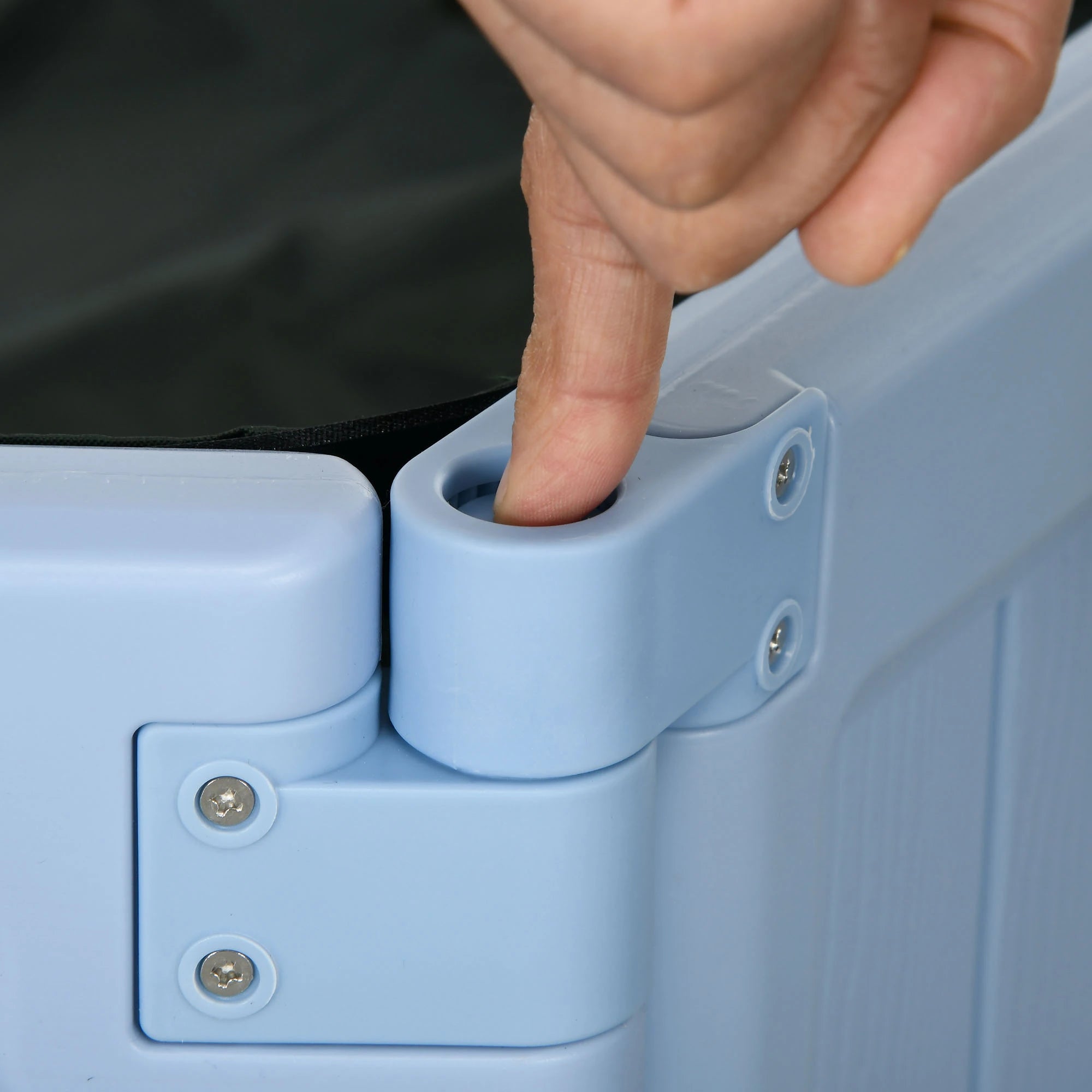 Kids Outdoor Sandbox with Canopy, Fabric Liner, Light Blue Sandboxes & Accessories at Gallery Canada