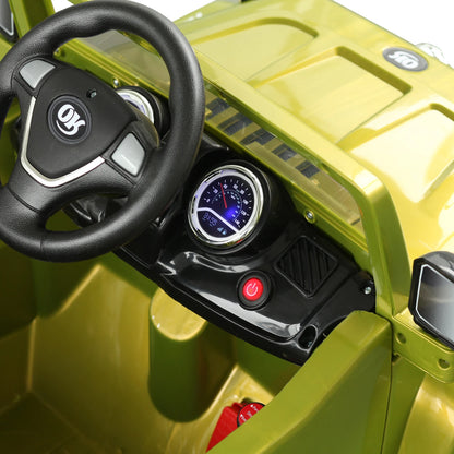 12V Kids Electric Ride On Car, Remote Control, 2 Speeds, Green Electric Toy Cars at Gallery Canada