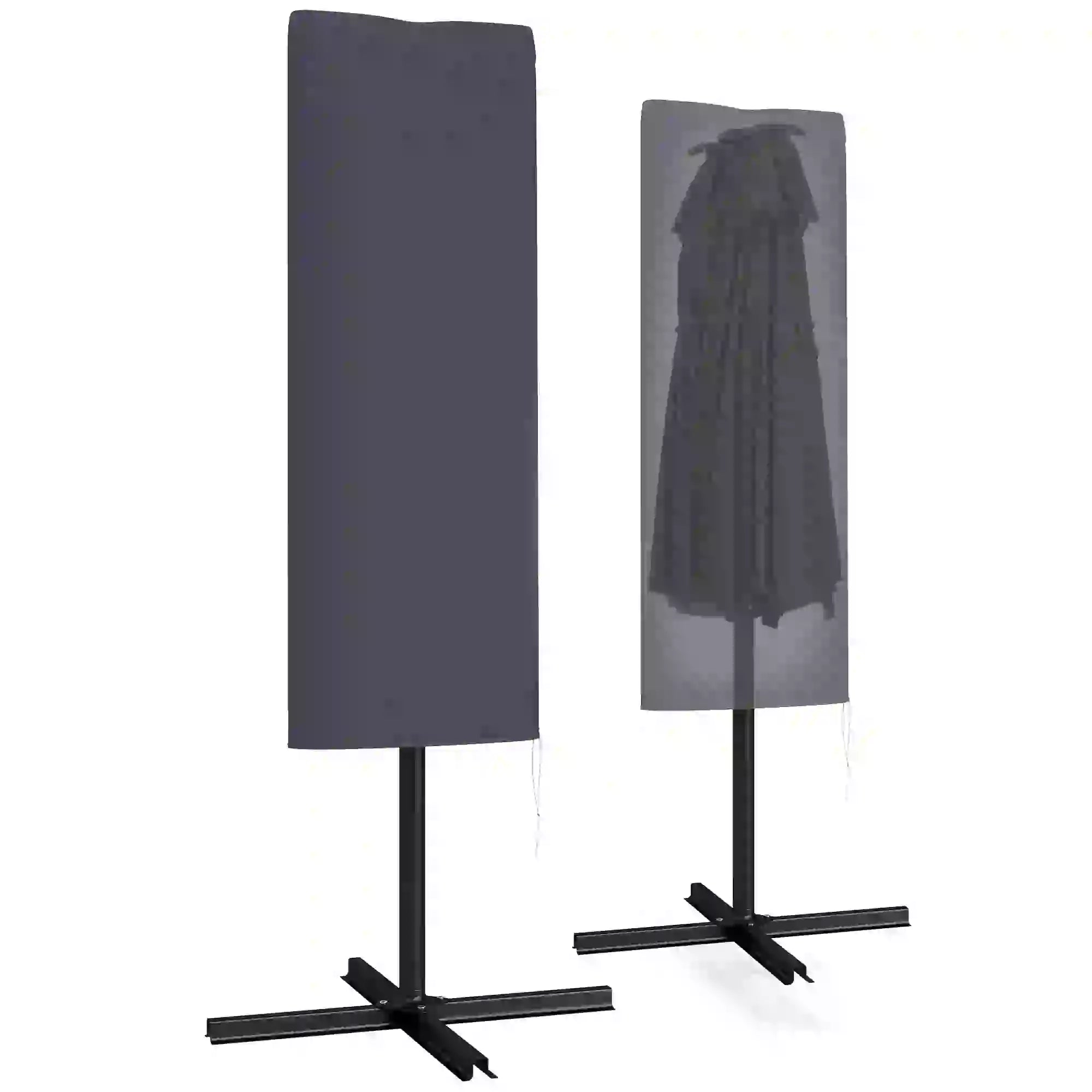 Garden Parasol Cover, Outdoor Cantilever Umbrella Cover, Dark Grey Umbrella Covers at Gallery Canada