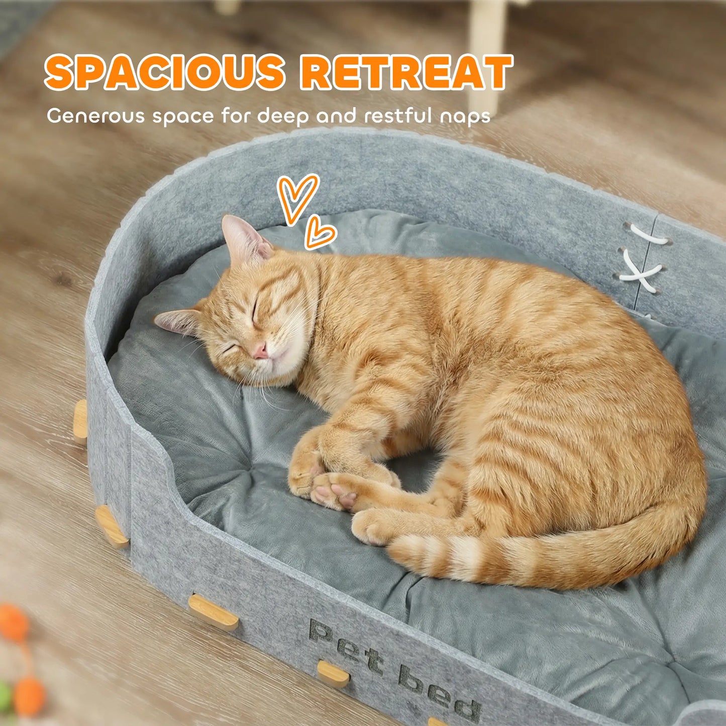 Washable Removable Cushion, Scratch-Resistant Cat Couch Sofa, Grey Dog Sofas at Gallery Canada