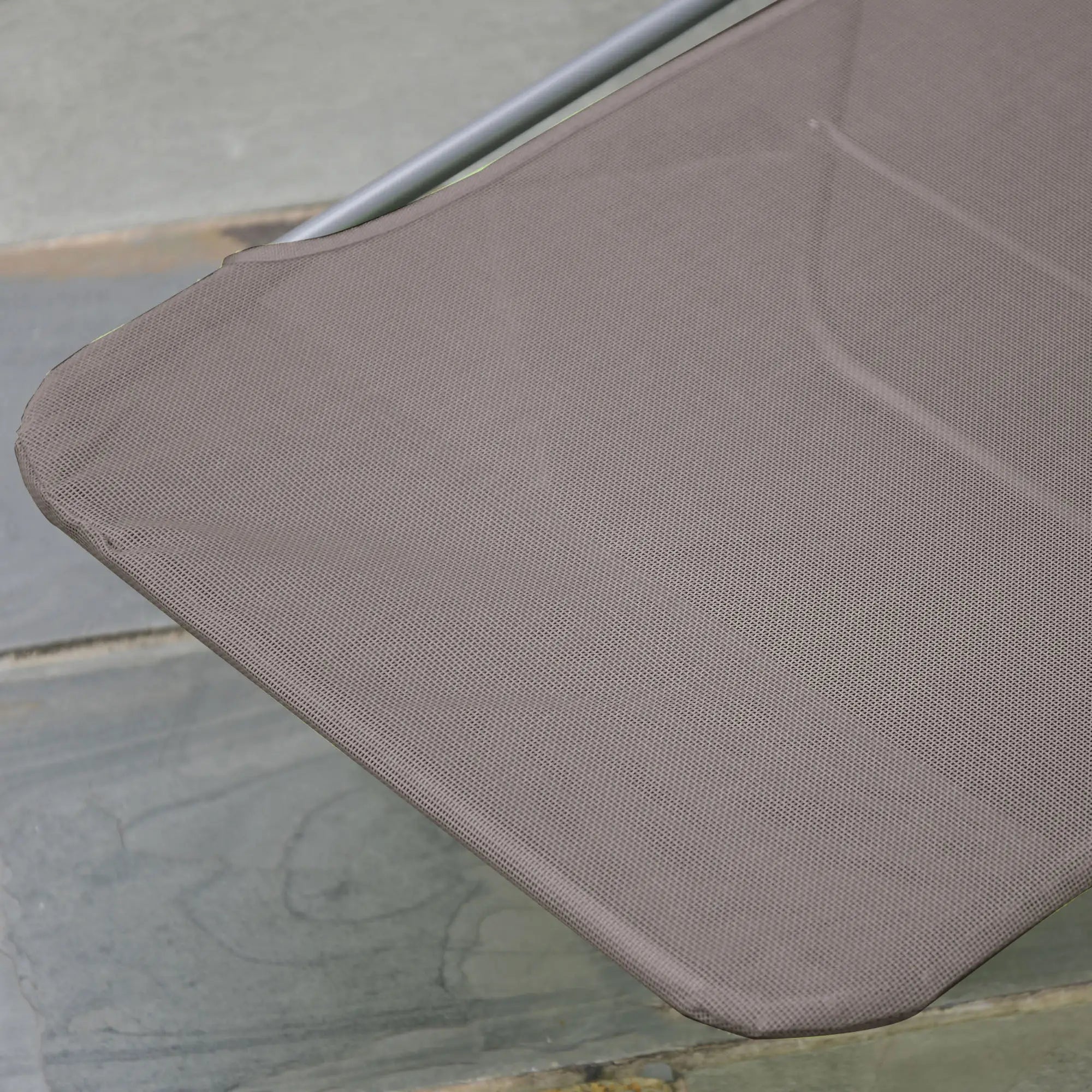 Outdoor Lounge Chair, Adjustable Reclining Seat, Folding Chaise, Brown Lounger Chairs at Gallery Canada