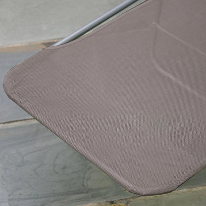 Outdoor Lounge Chair, Adjustable Reclining Seat, Folding Chaise, Brown Lounger Chairs at Gallery Canada