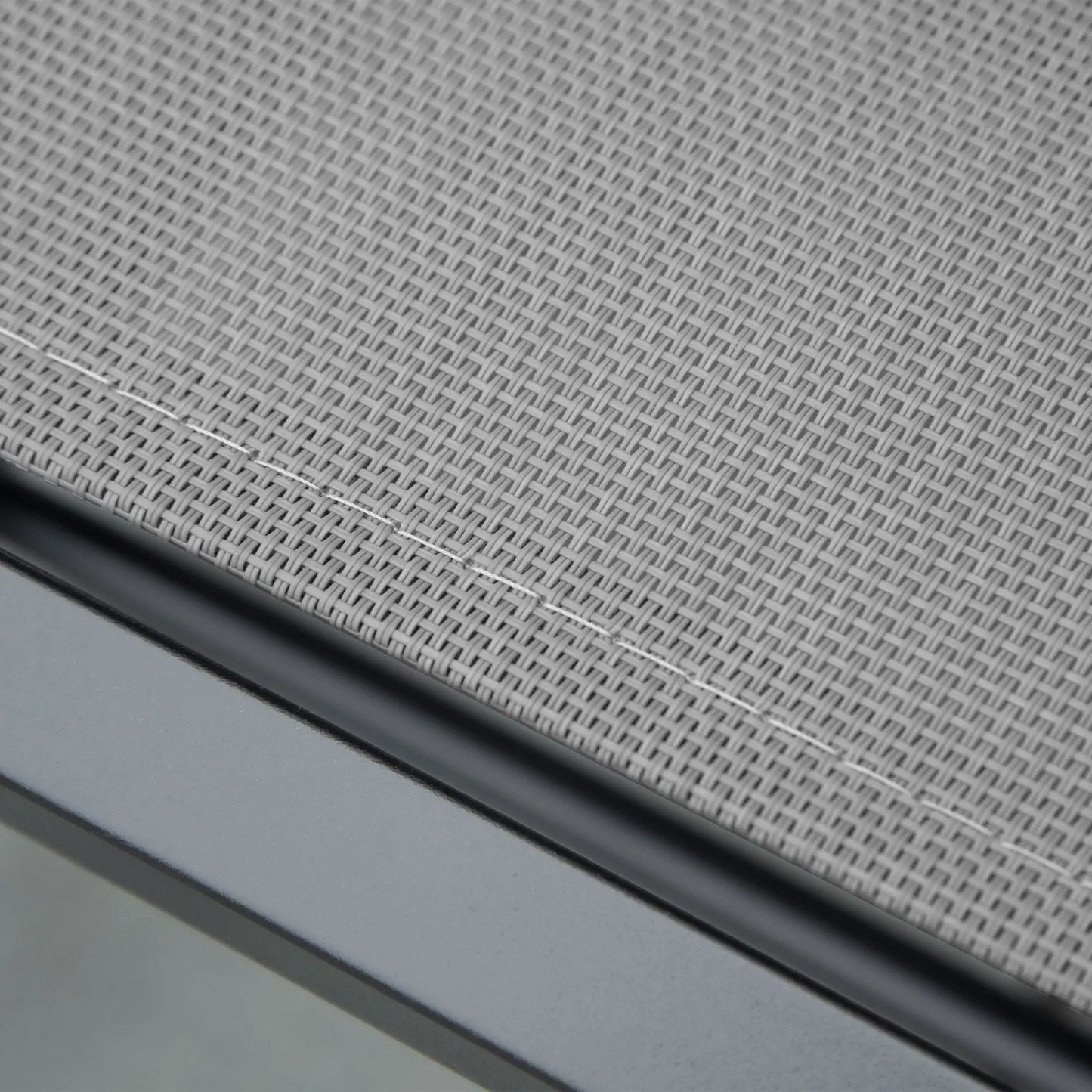 Patio Glider, Breathable Mesh Seat, Metal Frame, Outdoor Swing Chair, Grey Outdoor Gliders at Gallery Canada