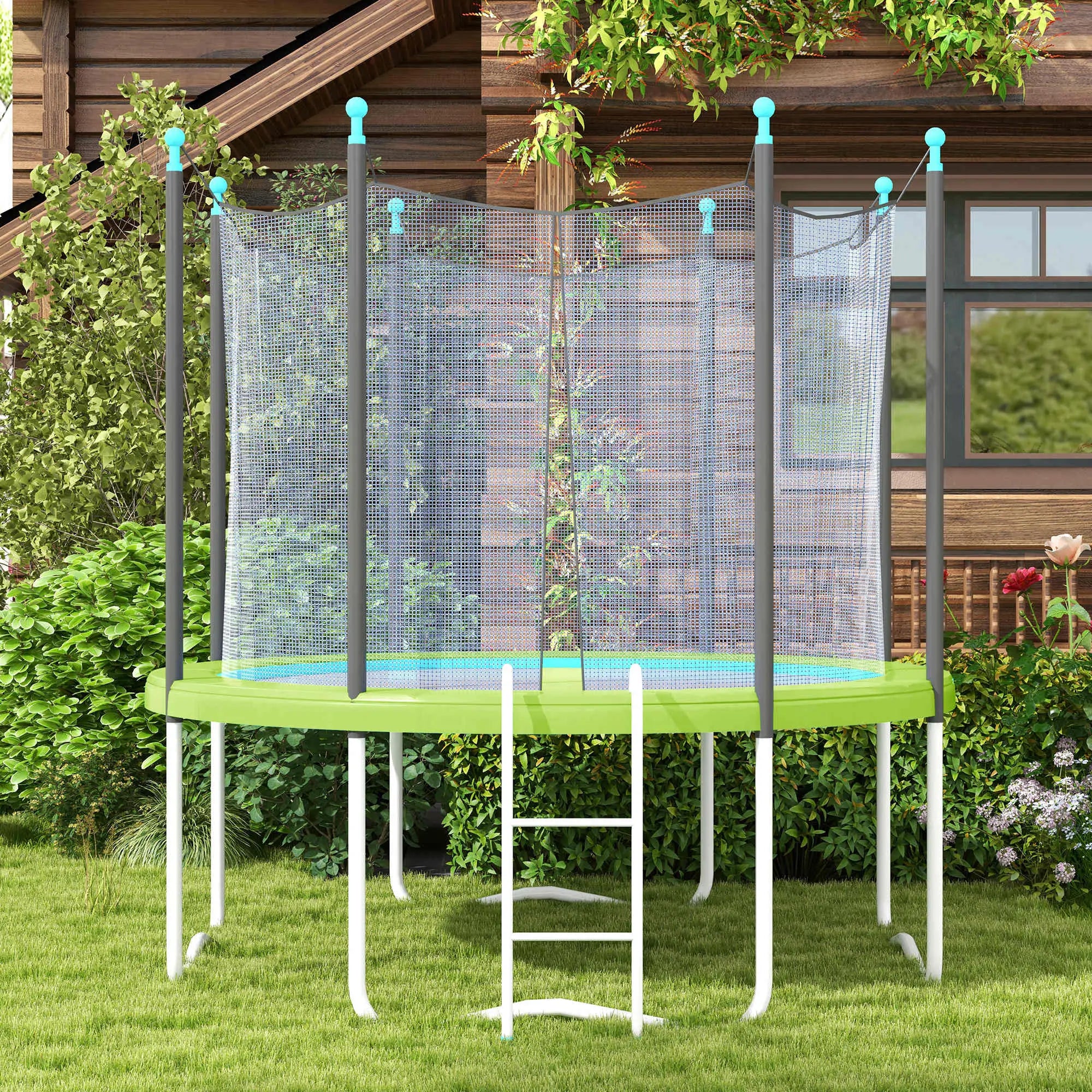 14FT Trampoline Spring Cover, Replacement Pad, Green Trampolines at Gallery Canada