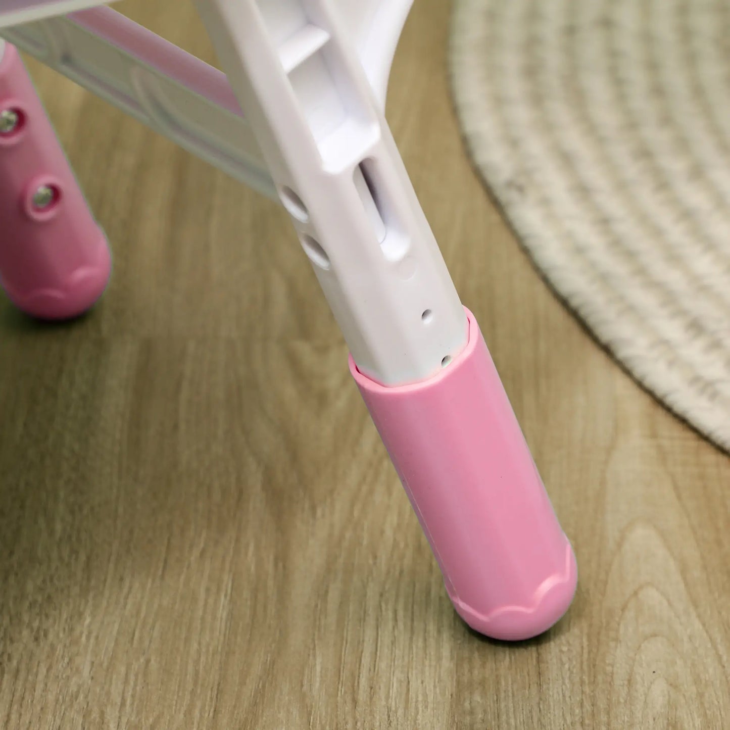 Kids Table and Chair Set, 4 Chairs, Adjustable Height, Pink Kids Table Sets at Gallery Canada