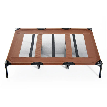 Elevated Dog Bed, XL Dog Cot, 48" x 36" x 9", Coffee Elevated Dog Beds at Gallery Canada