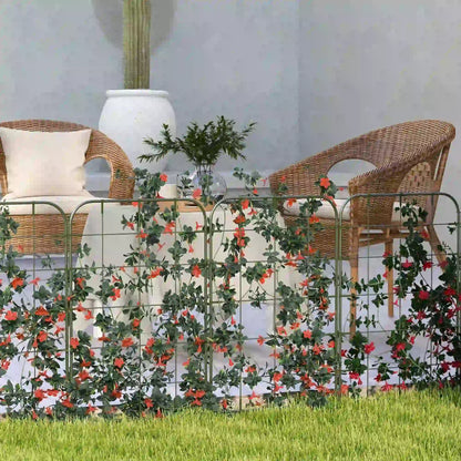 6-Piece Plant Support Set, Steel Trellis, 40 x 90 cm, Green Plant Stands at Gallery Canada