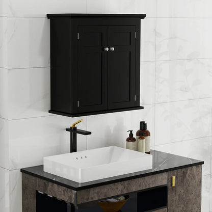 Bathroom Medicine Cabinet, Over Toilet Storage, Adjustable Shelves, Black Bathroom Cabinets at Gallery Canada