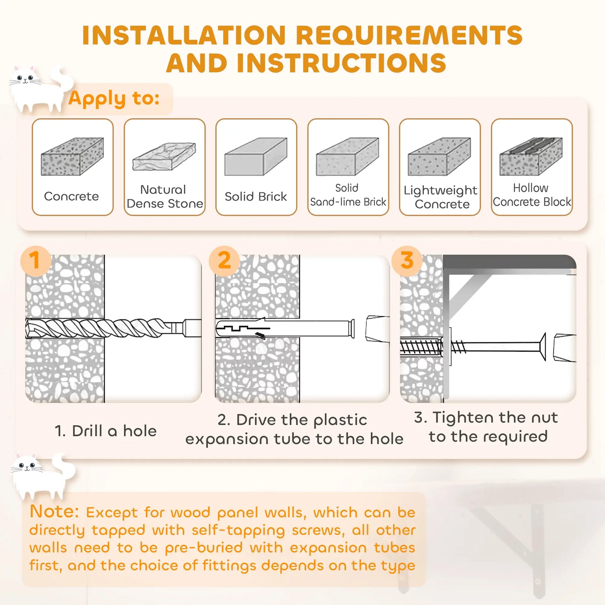 4Pcs Cat Wall Shelves with Scratching Post, Pad, Hammock, Bed Cat Climbing Wall at Gallery Canada