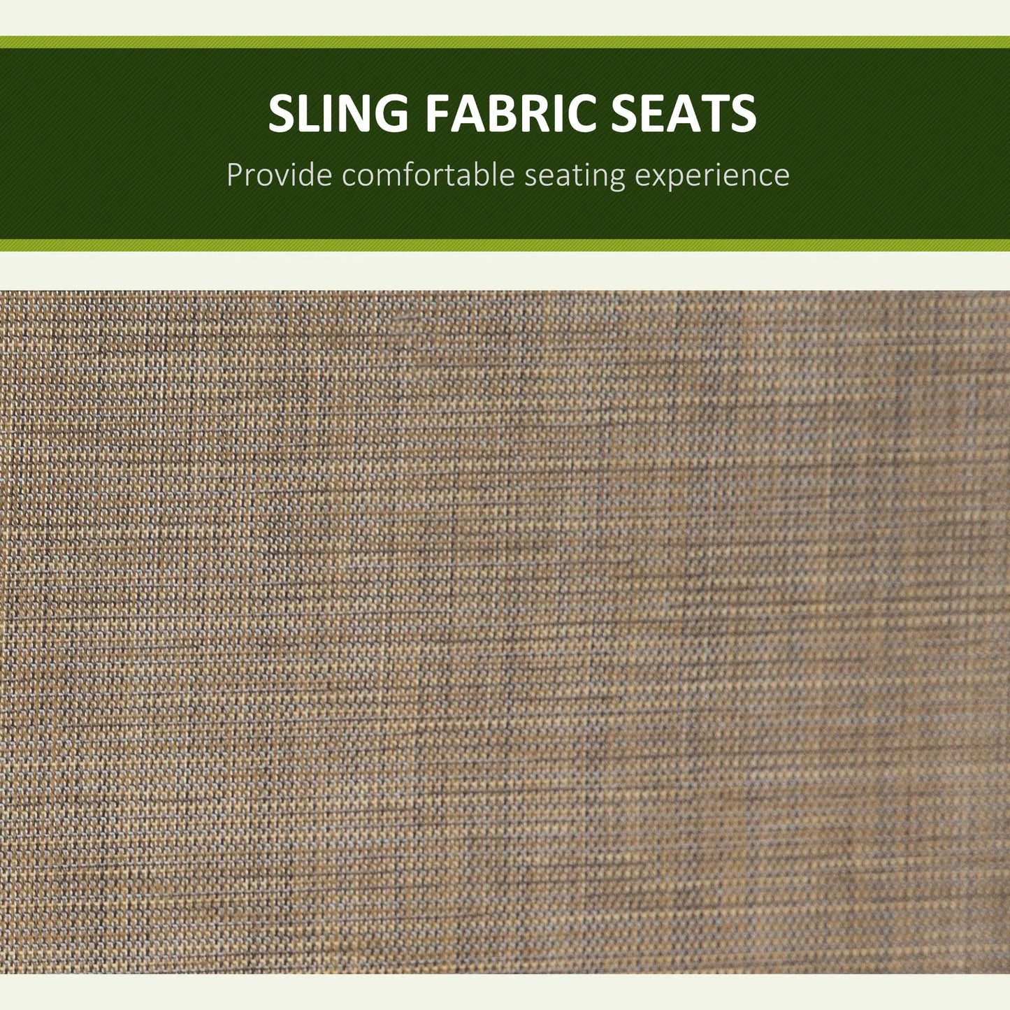 3 Person Porch Swing, High Back, Side Pouches, Adjustable Canopy, Brown Patio Swings with Stand at Gallery Canada