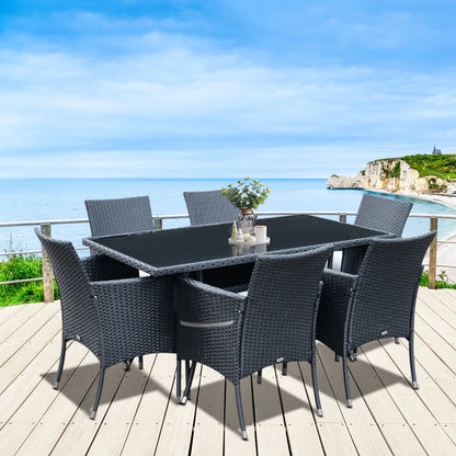 Garden Dining Set with Cushions Outdoor Dining Sets at Gallery Canada