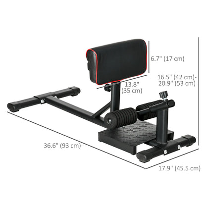 Sissy Squat Machine, Adjustable Leg Workout Equipment, Non-Slip Foot Plate Squat Machine at Gallery Canada
