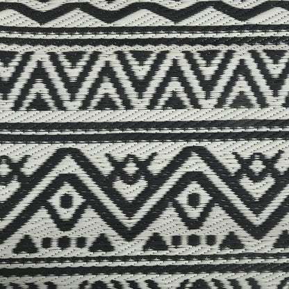 Reversible Outdoor Rug, Waterproof, 8' x 10', Grey Cream White Outdoor Reversible Rugs at Gallery Canada