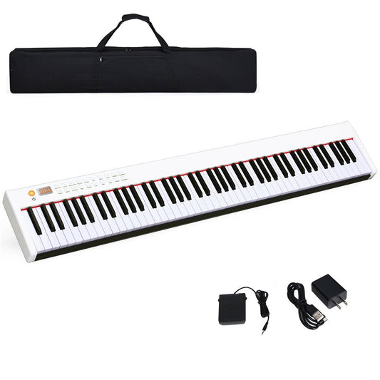 BX-II 88-key Portable Digital Piano with  MP3, White - Gallery Canada