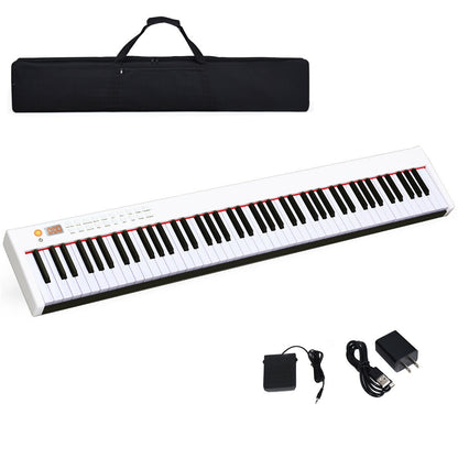 BX-II 88-key Portable Digital Piano with MP3, White Pianos & Keyboards White at Gallery Canada
