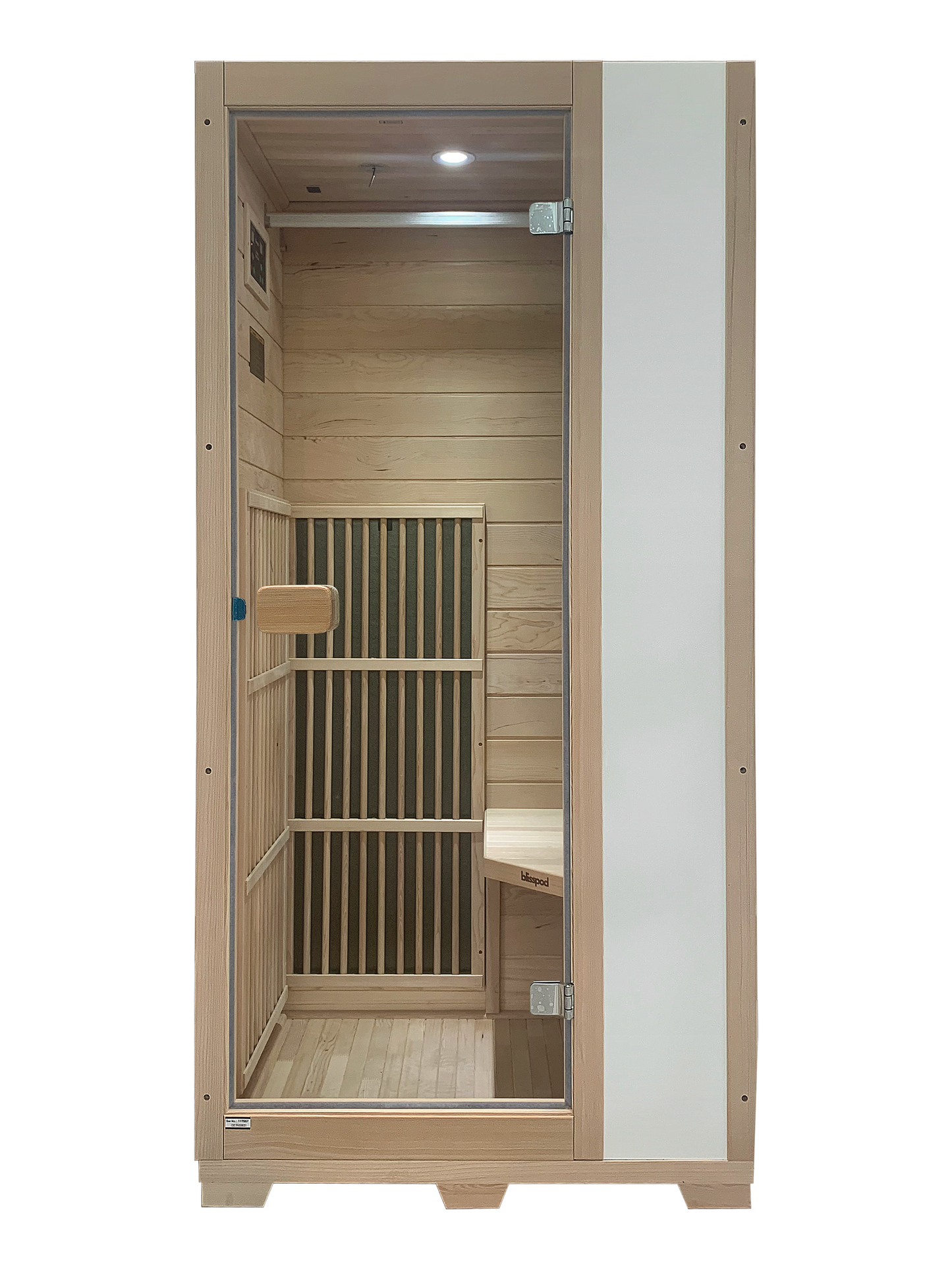 Vienna | Far Infrared Sauna | Canadian Hemlock Very Low EMF | 72.8"H x 35.4"W x 25.6"D | 1 Person Saunas at Gallery Canada