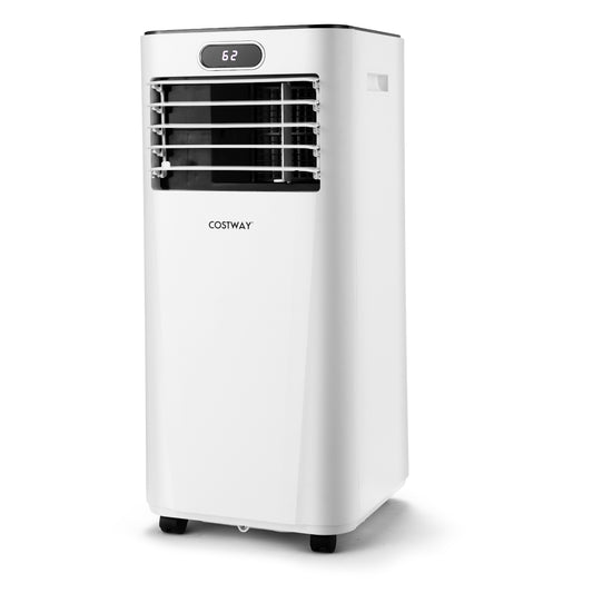 8000BTU 3-in-1 Portable Air Conditioner with Remote Control, White Portable Air Conditioners White at Gallery Canada