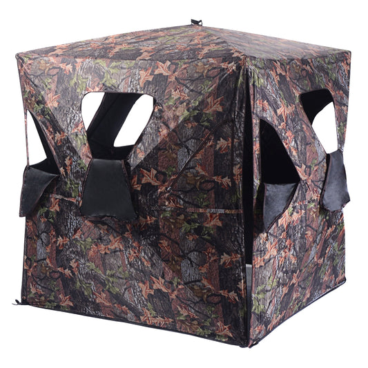 Portable Pop Up Hunting Blind, Deer Ground Blind, Camo