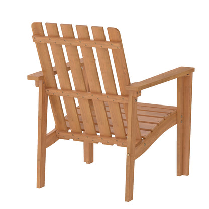 Acacia Wood Outdoor Patio Chair, Slatted Backrest, Armrest Patio Dining Chairs at Gallery Canada