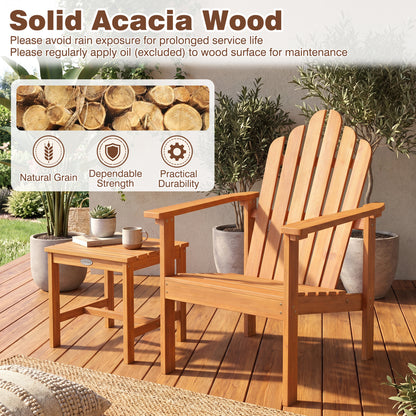 Stackable Adirondack Chairs, Solid Wood Patio Adirondack Chairs at Gallery Canada