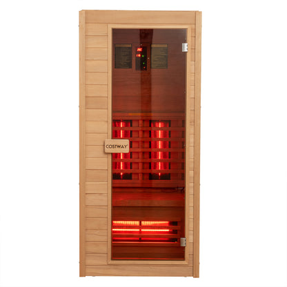 Sauna infrarouge lointain, bois de pruche du Canada, 1 personne