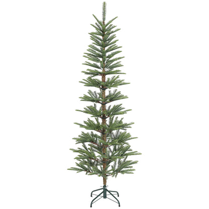 6 ft Artificial Fir Pencil Christmas Tree, Metal Stand, Green Pencil Christmas Trees Green at Gallery Canada