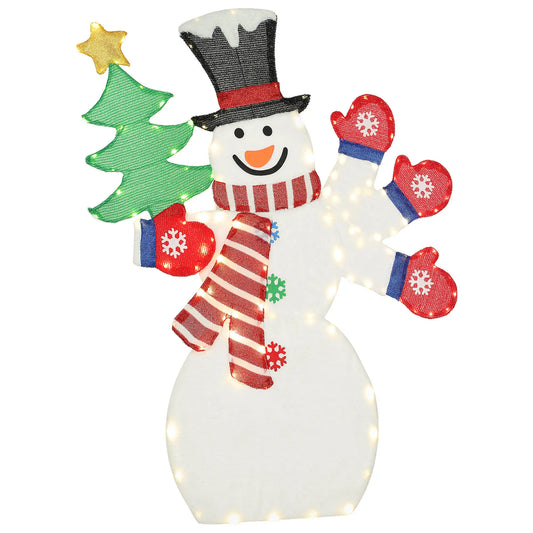 4FT Lighted Snowman, 148 LEDs, IP44 Waterproof, Outdoor Yard Decor Christmas Decorations Mixed Colour at Gallery Canada
