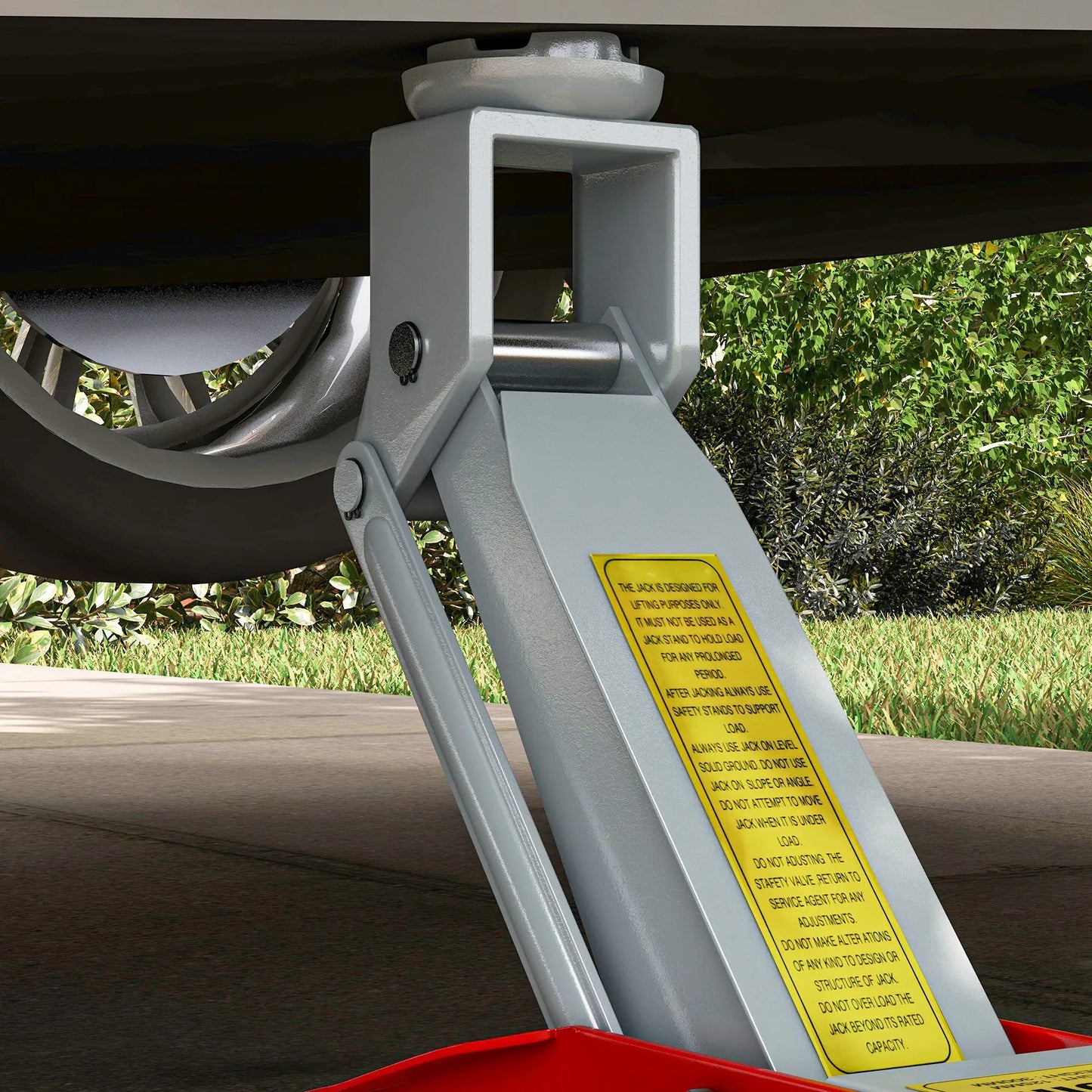 Hydraulic Racing Floor Jack, 4.7"-11.8" Lifting Range, 2 Ton Capacity, Red Automotive at Gallery Canada