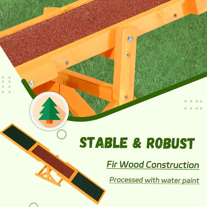 Wood Pet Seesaw Platform, Dog Agility Training Equipment, Weather Resistant Dog Agility Training Equipment at Gallery Canada