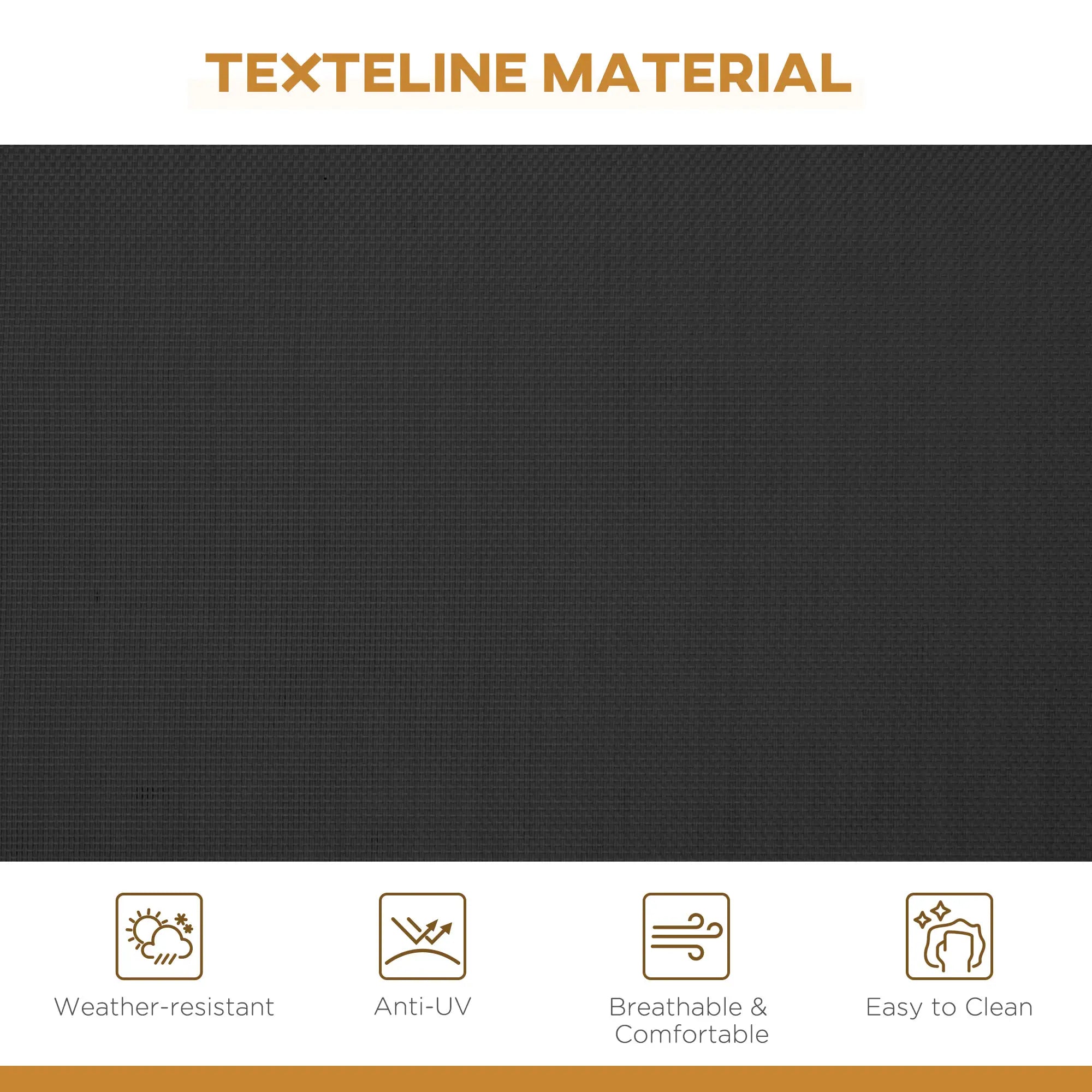 3-Seater Swing Chair, Covered Garden Hammock, A-Frame, Black Patio Swings with Stand at Gallery Canada