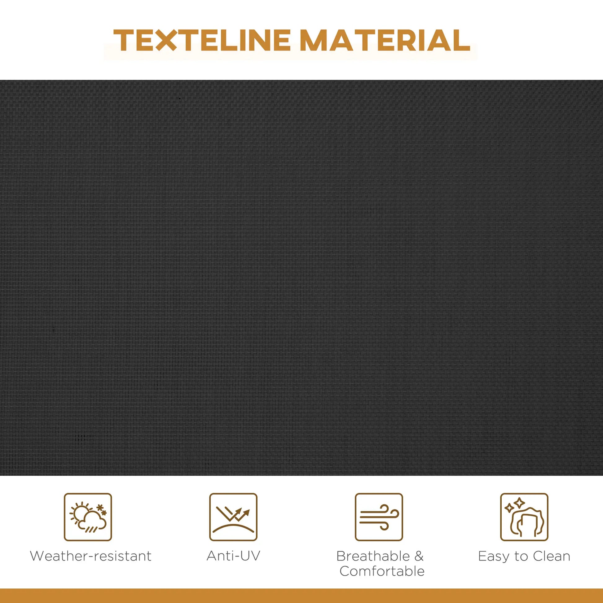 3-Seater Swing Chair, Covered Garden Hammock, A-Frame, Black Patio Swings with Stand at Gallery Canada