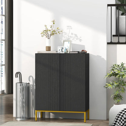 Shoe Storage Cabinet, Adjustable Shelves, Soft-Close Hinges, 15-20 Pairs, Black Shoe Storage Cabinets & Racks at Gallery Canada