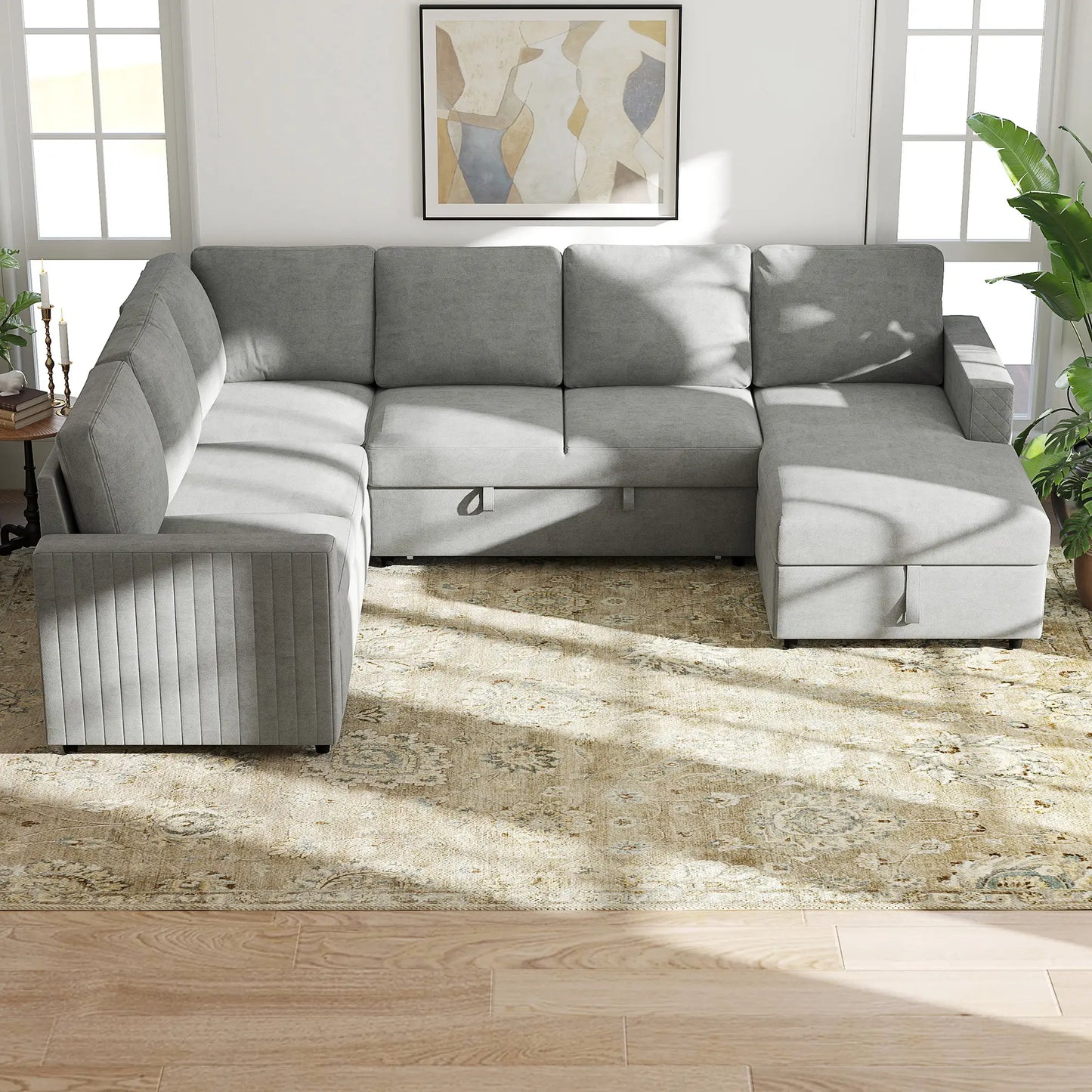 Pull Out Sofa Bed, Sleeper Couch with Storage, Velvet Upholstery, Velvet Sofas & Reclining Chairs at Gallery Canada