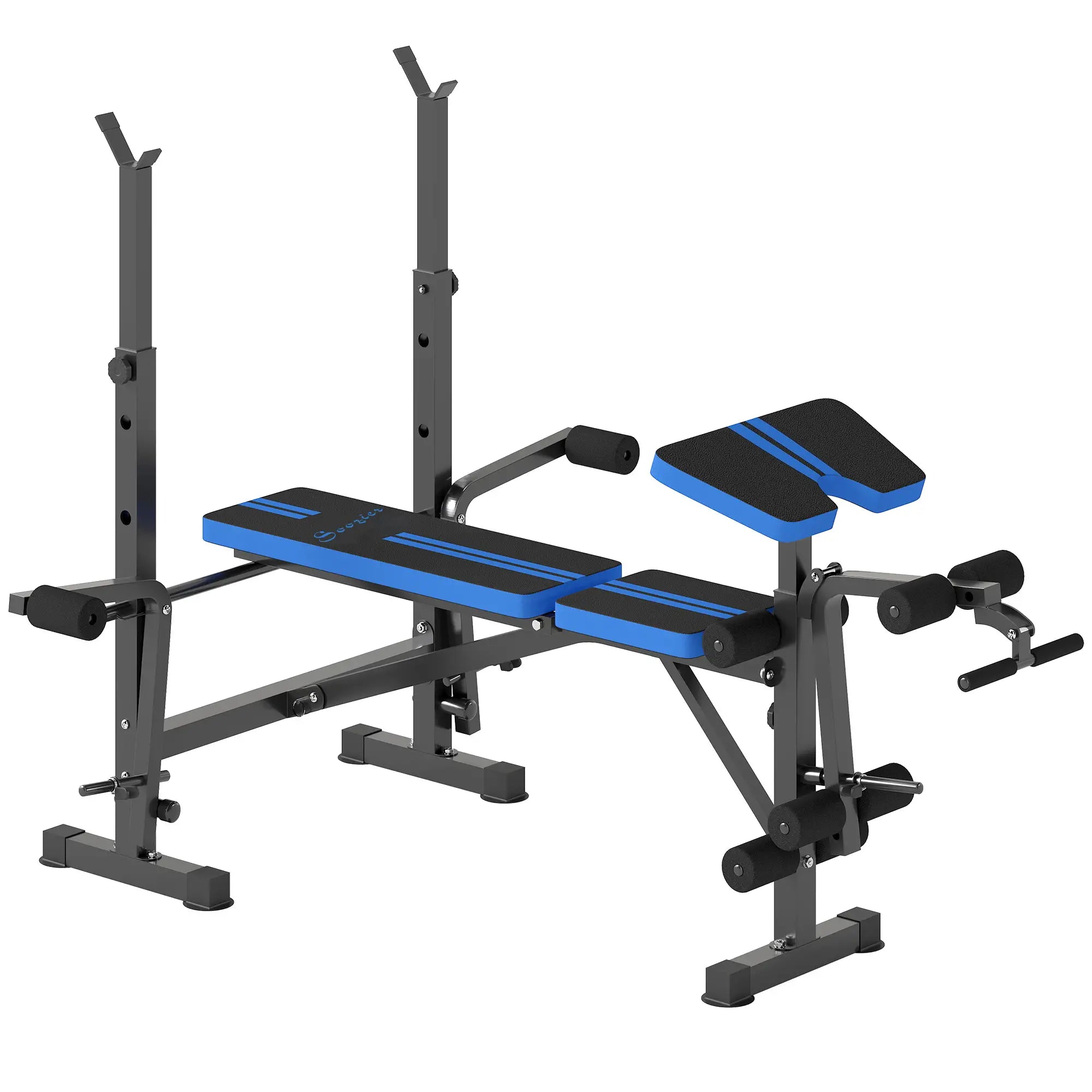 Adjustable Weight Bench, Strength Training Weight Benches Black, Blue at Gallery Canada
