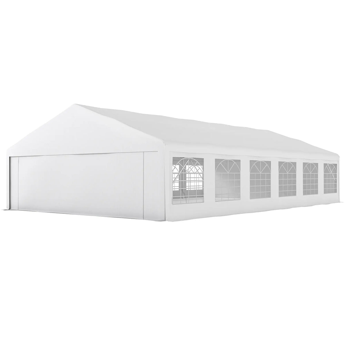 23' x 39' Party Tent, Heavy Duty Outdoor Canopy Shelter, White Canopy Tents White at Gallery Canada