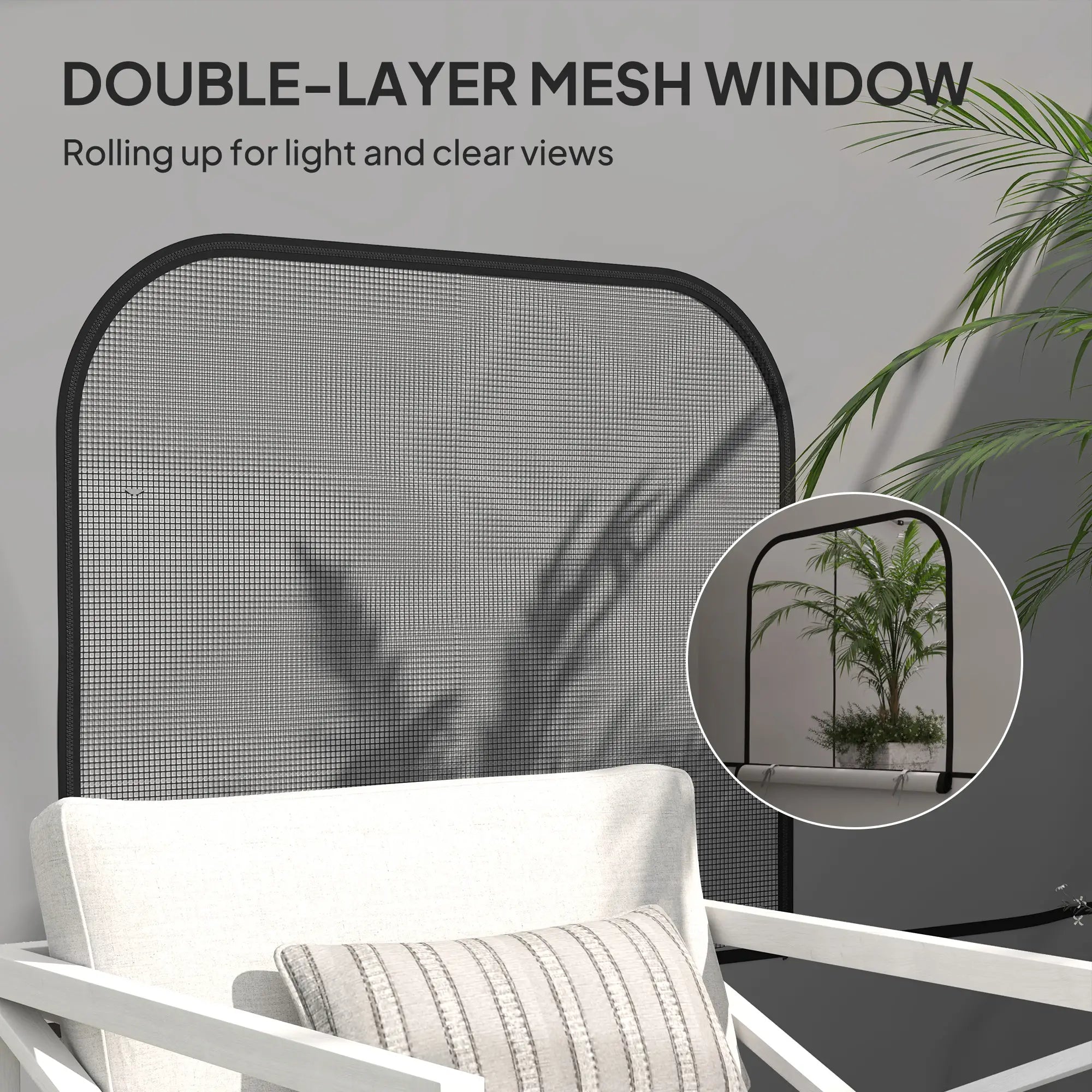 Instant Canopy Sidewall, Zipper Mesh Window, 10 x 10 ft, 2 Pack Gazebo Sidewalls at Gallery Canada