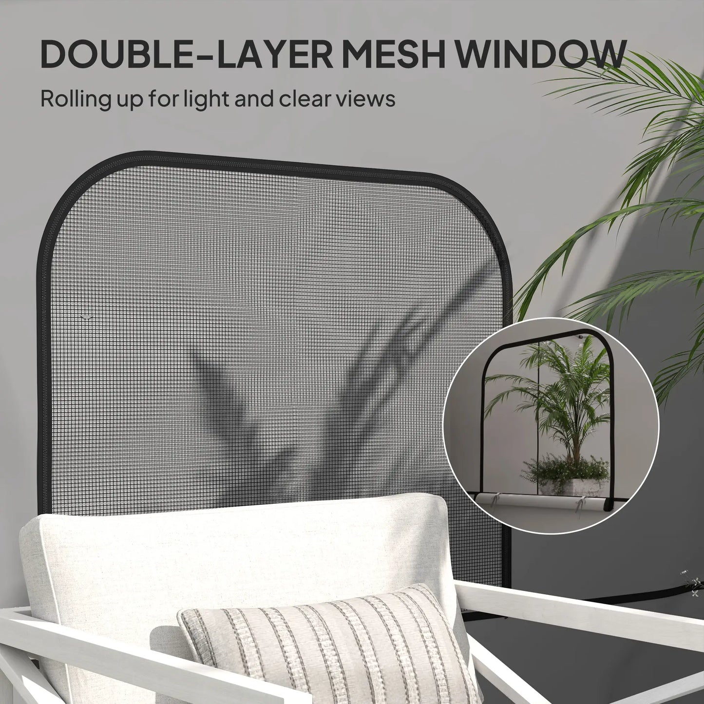 Instant Canopy Sidewall, Zipper Mesh Window, 10 x 10 ft, 2 Pack Gazebo Sidewalls at Gallery Canada