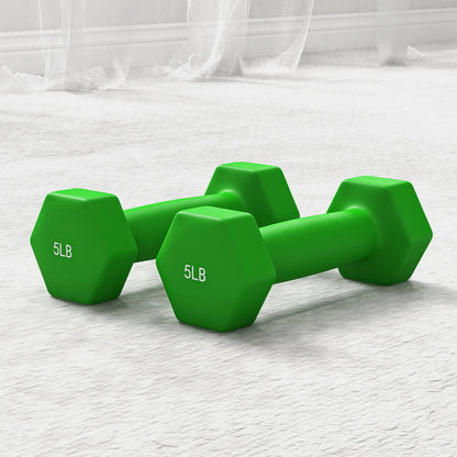 2 x 2 lbs., 2 x 3 lbs., 2 x 5 lbs. Dumbbells Set, Hand Weights for Gym Dumbbells & Barbells at Gallery Canada