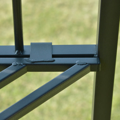 10'x10' Soft-Top Patio Gazebo, Double Tier Roof, Mesh Curtains Gazebos at Gallery Canada