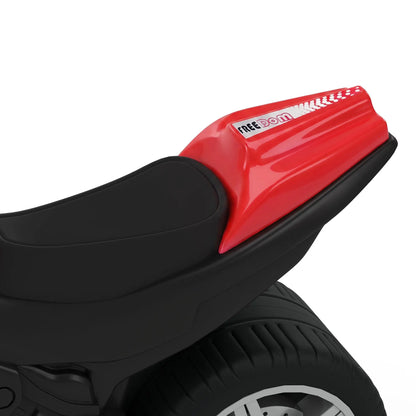 Vélo d'équilibre avec musique, pneus larges, rouge