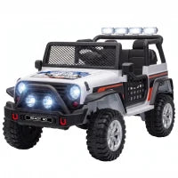12V Camion Électrique 2 Places, Blanc