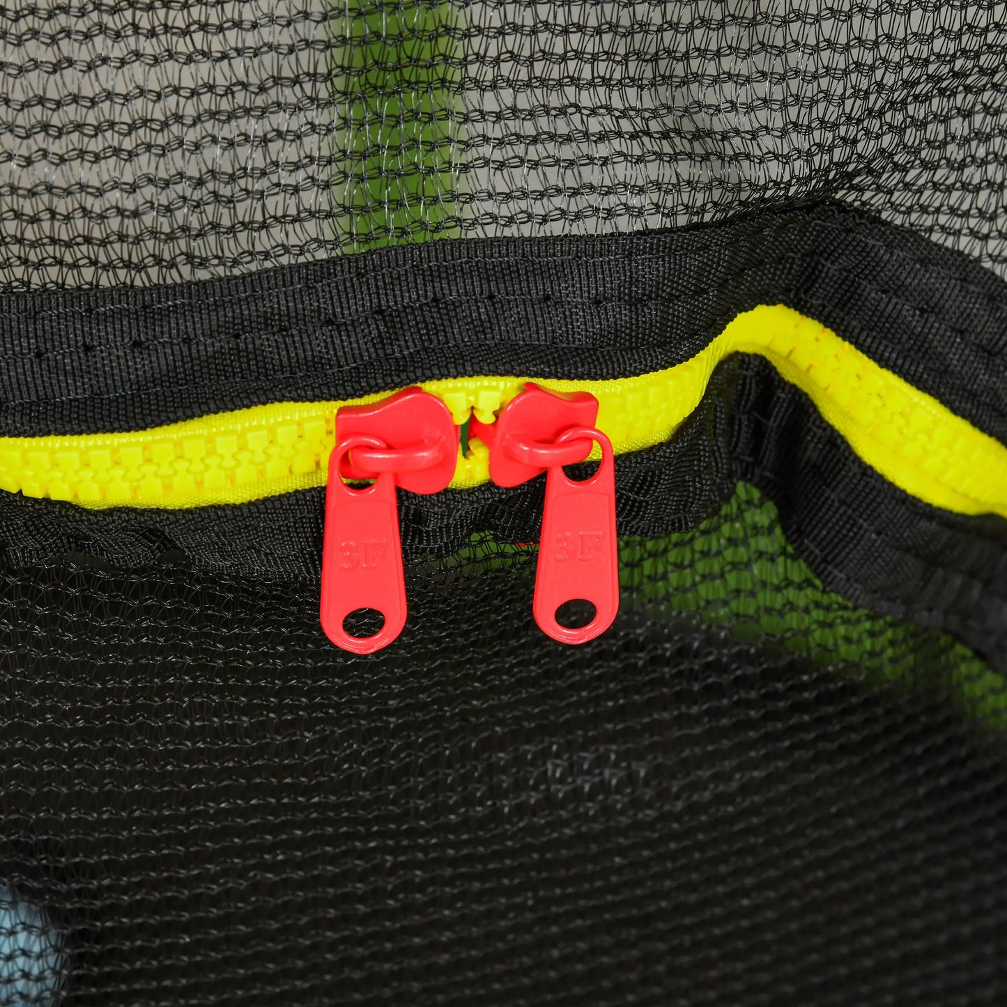 55 Inch Kids Trampoline with Enclosure Net, Indoor Outdoor, Green Trampolines at Gallery Canada