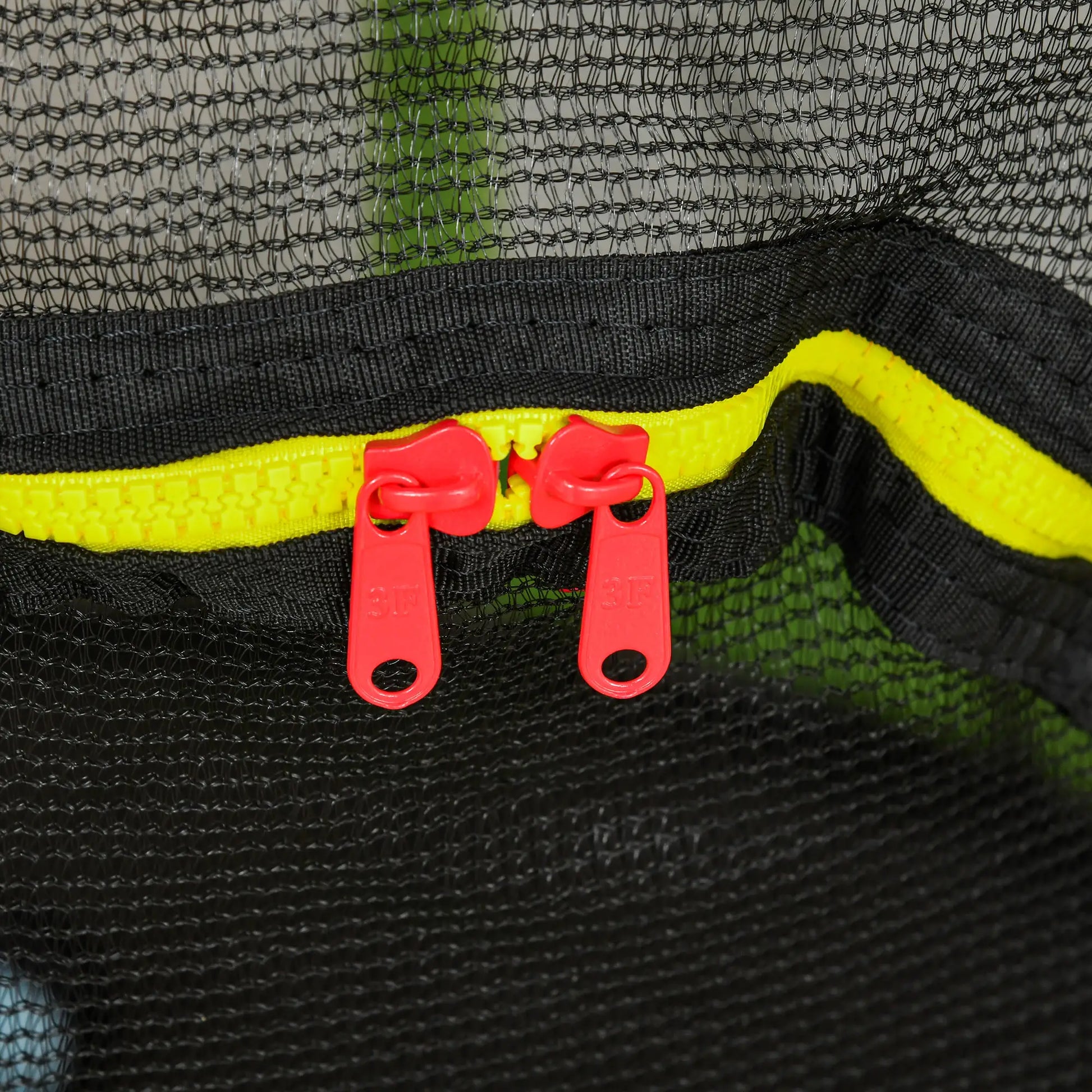 55 Inch Kids Trampoline with Enclosure Net, Indoor Outdoor, Green Trampolines at Gallery Canada