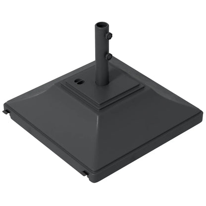 Square Umbrella Base With Wheels, 99 Lbs Water Or 132 Lbs Sand Filled, Black Umbrella Bases Black at Gallery Canada
