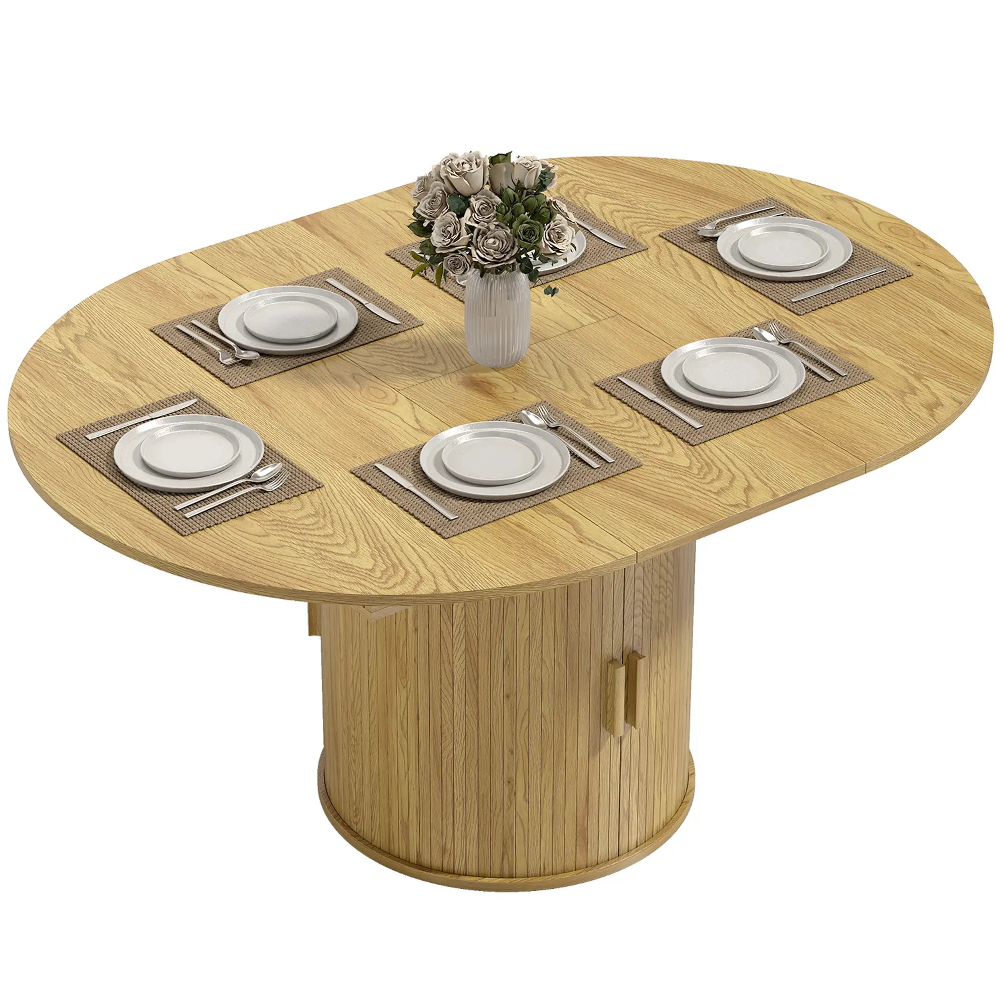 Extendable Dining Table For 6, 60