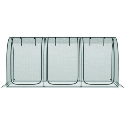 9' x 4' Crop Cage, Garden Plant Protector, 3 Zippered Doors, 4 Stakes Walk In Greenhouses at Gallery Canada